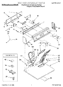 SECTION Diagram and Parts List for KEYS677EQ0  KitchenAid Dryer