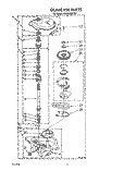 GEARCASE Diagram and Parts List for 6LA9320XTW1  Whirlpool Washer