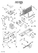 UNIT PARTS Diagram and Parts List for TT18TKXSB01  Estate Refrigerator