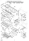 REFRIGERATOR SHELF Diagram and Parts List for KBRP36MHS00  KitchenAid Refrigerator