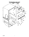 REFRIGERATOR LINER Diagram and Parts List for KBRS22KWAL03  KitchenAid Refrigerator