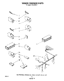WIRING HARNESS Diagram and Parts List for DU3000XL1  Whirlpool Dishwasher