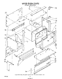 UPPER OVEN Diagram and Parts List for RE960PXPW1  Whirlpool Range