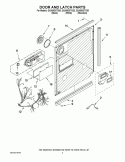 Part Location Diagram of WPW10164357 Whirlpool Inner Door