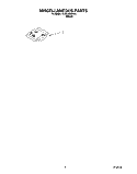 MISCELLANEOUS, OPTIONAL Diagram and Parts List for DU811SWKU0  Whirlpool Dishwasher