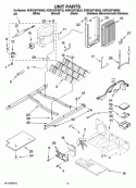 UNIT PARTS Diagram and Parts List for KSRV22FVSS02  KitchenAid Refrigerator