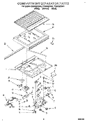 COMPARTMENT SEPARATOR Diagram and Parts List for ET22DMXDN01  Whirlpool Refrigerator