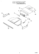 TOP VENTING, OPTIONAL Diagram and Parts List for RBS275PDQ1  Whirlpool Wall Oven