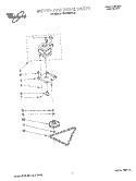 MOTOR AND DRIVE, LIT/OPTIONAL Diagram and Parts List for TU800SPHB0  Whirlpool Trash Compactor
