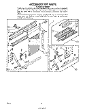 ACCESSORY KIT Diagram and Parts List for AC1804XM1  Whirlpool Air Conditioner