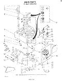 DRIVE Diagram and Parts List for LA6800XPW0  Whirlpool Washer