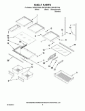 Part Location Diagram of W10395615 Whirlpool ENDCAP