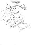 CONTROL, OPTIONAL Diagram and Parts List for 6ED20TKXGW03  Whirlpool Refrigerator