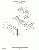 Part Location Diagram of WPW10314522K Whirlpool Door Handle - Brushed Aluminum