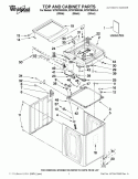 Part Location Diagram of W10198634 Whirlpool FRAME