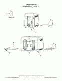 UNIT PARTS Diagram and Parts List for KMT211CU0  KitchenAid Toaster