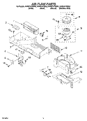 Part Location Diagram of 8205094 Whirlpool MOTOR-FAN