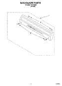 Part Location Diagram of 4364439 Whirlpool DISCONTINUED