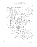 Part Location Diagram of 296103 Whirlpool Retainer - Oven Door Seal