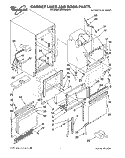 CABINET LINER AND DOOR, LITERATURE Diagram and Parts List for EC5150WV2  Whirlpool Ice Maker
