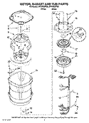 Part Location Diagram of W10076270 Whirlpool Screw & Washer Assembly
