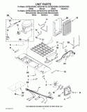 UNIT PARTS Diagram and Parts List for GSF26C4EXB02  Whirlpool Refrigerator