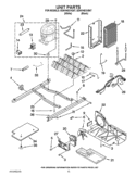 UNIT PARTS Diagram and Parts List for ED5VHEXVB07  Whirlpool Refrigerator