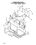 LOWER OVEN Diagram and Parts List for KEBS277YBL2  KitchenAid Wall Oven