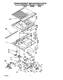 COMPARTMENT SEPARATOR Diagram and Parts List for KTRS25QAAL11  KitchenAid Refrigerator