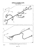 WIRING HARNESS , LIT/OPTIONAL Diagram and Parts List for MW8900XS0  Whirlpool Microwave