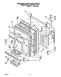 REFRIGERATOR DOOR Diagram and Parts List for ET22DMXAN02  Whirlpool Refrigerator