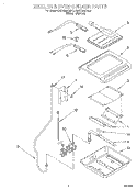 BROILER AND OVEN BURNER Diagram and Parts List for KGST300FAL0  KitchenAid Range