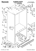 Part Location Diagram of 2325157 Whirlpool Mounting Bracket, Grille