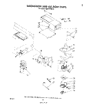 MAGNETRON AND AIR FLOW Diagram and Parts List for RM973PXKT0  Whirlpool Microwave Oven Combo