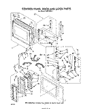 Part Location Diagram of 310119 Whirlpool Cam, Latch
