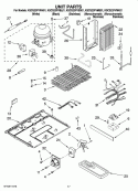 UNIT PARTS Diagram and Parts List for KSCS23FVBL01  KitchenAid Refrigerator
