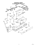 CONTROL, LIT/OPTIONAL Diagram and Parts List for KSRC22DAAL00  KitchenAid Refrigerator
