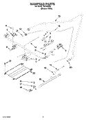 Part Location Diagram of W10128110 Whirlpool Cap, Pilot