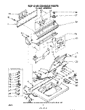 TOP AND CONSOLE Diagram and Parts List for LA5500XKW1  Whirlpool Washer