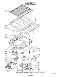 SHELF Diagram and Parts List for ET18NKXSW07  Whirlpool Refrigerator