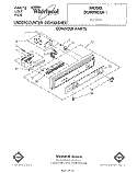 CONSOLE Diagram and Parts List for DU9000XR1  Whirlpool Dishwasher