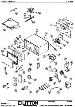 Part Location Diagram of M45D35 Whirlpool STIRRER COVER