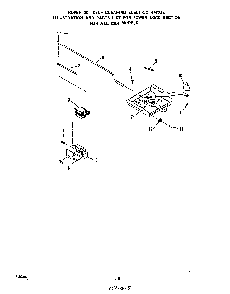 Power Lock Diagram and Parts List for 2384*0A  Roper Range