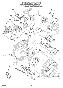 SECTION Diagram and Parts List for LET8858DZ0  Whirlpool Dryer
