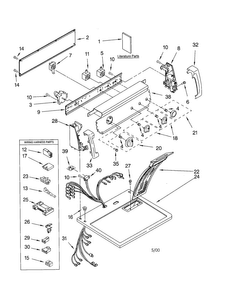 Part Location Diagram of WP3402572 Whirlpool Control Knob - White