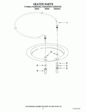 HEATER PARTS Diagram and Parts List for KUDE20IXSS2  KitchenAid Dishwasher