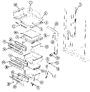 07 - Shelves And Accessories Diagram and Parts List for RC244PDV  Whirlpool Refrigerator
