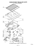 COMPARTMENT SEPARATOR Diagram and Parts List for ET18NKXSW00  Whirlpool Refrigerator