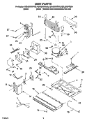 UNIT PARTS Diagram and Parts List for KBLA22ERSS00  KitchenAid Refrigerator