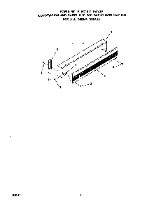 Back Guard Diagram and Parts List for 2453*9A  Roper Range
